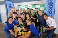 Futsal Masculino de Dourados venceu todos os jogos em Coxim (Foto: Fundesporte)