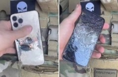 iPhone teria salvo combatente ucraniano de disparo russo (Foto: Reprodução/Twitter)