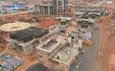 Construção da fábrica da Suzano, em Ribas do Rio Pardo (Foto: Álvaro Rezende)