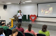 Dr Hermeto explanou sobre Cuidados Paliativos (Foto: Divulgação/HU-UFGD)