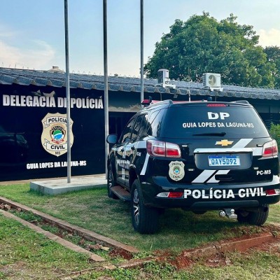 Prisão foi feita por equipe da Delegacia de Guia Lopes Da Laguna (Foto: Divulgação/Polícia Civil)