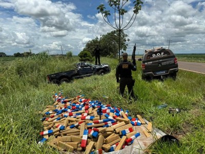 Ocorrência foi registrada e entregue na Delegacia de Repressão aos Crimes de Fronteira em Dourados (Foto: Divulgação/DOF)