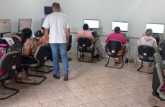 As aulas foram realizadas na sala de informática local, com 9 participantes concluindo o curso nesta turma (Foto: Divulgação/Agepen)