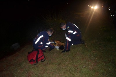 Uma equipe do Samu foi acionada, mas chegando ao local a vitima já estava morta (Sidnei Bronka)