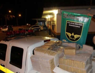 Mais de 40 toneladas de drogas foram apreendidas neste semestre nas rodovias estaduais