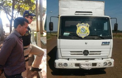 PRF recupera caminhão roubado; seis pessoas já foram presas