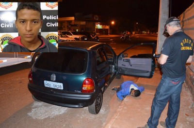 Segundo checagem no sistema policial, foi constatado que a Carlos Henrique já avias sido preso por furto e rec... (Sidnei Bronka)