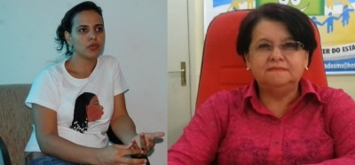 Gleice e Berenice representam servidores da Educação e da Saúde (Montagem 94 FM/Germino Roz/Nova News)