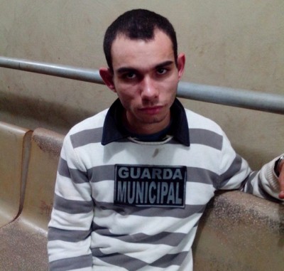 Lucas Rofino, que tem várias passagens pela polícia (Sidnei Bronka)