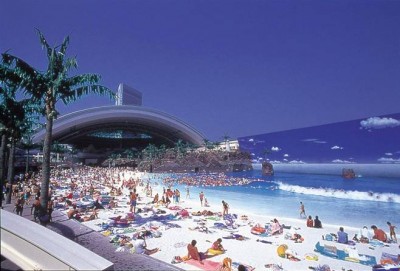 Japão tem a maior praia artificial do mundo