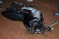 Colisão na MS-141, entre Ivinhema e Angélica, deixa motociclista ferido