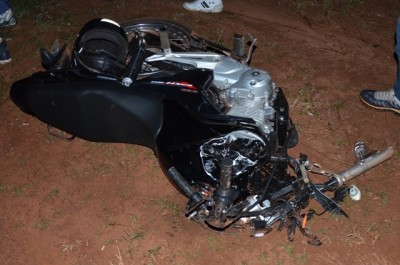 Colisão na MS-141, entre Ivinhema e Angélica, deixa motociclista ferido