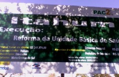 Você na Redação: Placa da Prefeitura indica reforma, mas posto de saúde de Itahum permanece sucateado