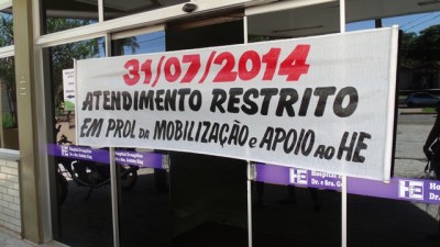 Todos os funcionários do HE abraçaram à causa (Karina Veríssimo)