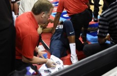 Jogador da NBA sofre fratura à la Anderson Silva; cenas são fortes (assista)