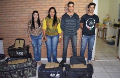 Geovana Neves Ajala, Jéssica Souza Silva, Dionatan Cerqueira de Oliveira e Anderson Geraldo Dias Camargo preso... (Sidnei Bronka)