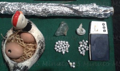 Adolescente e rapaz são pegos escondendo droga em ovos no interior de MS