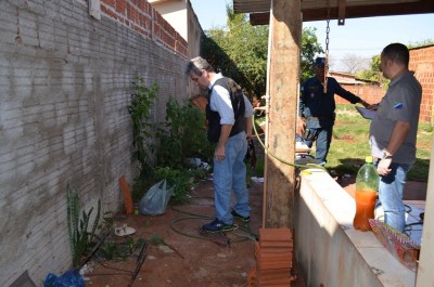 Feto foi encontrado dentro de uma sacola nos fundos de uma casa no João Paulo II (Sidnei Bronka)