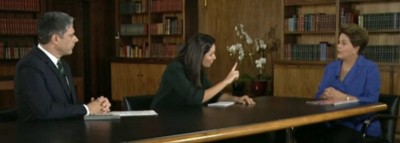 Agredida pelo Jornal Nacional, Dilma se Defende