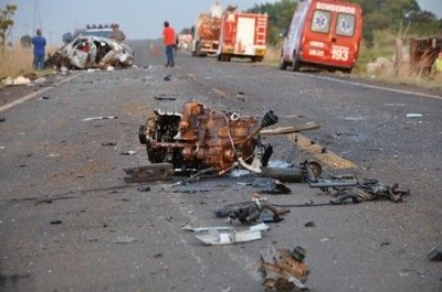 Três pessoas morrem em acidente na rodovia BR-060 em MS