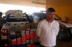 João Antônio de Oliveira da Silva conduzia a picape carregando 130 quilos de cocaína (Sidnei Bronka)