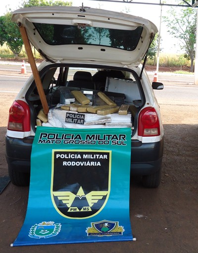 PRE apreende mais de meia tonelada de maconha em Paranaíba