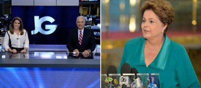 No ‘Jornal da Globo’, Dilma é criticada por cancelar entrevista