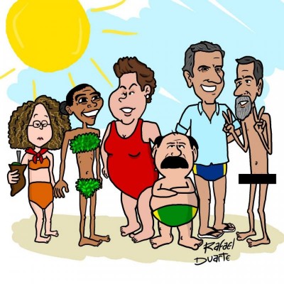 Desenhos de Rafael Duarte demonstram criatividade e apego aos detalhes de cada personagem (Reprodução/Facebook)