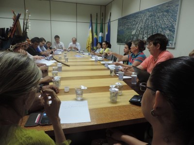 Reunião realizada em agosto resultou em acordo entre prefeitura e educadores, o que suspendeu a greve (André Bento/Arquivo)