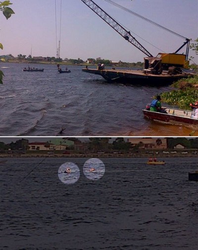 Corpo emerge em local de naufrágio após tentativa de recuperar barco