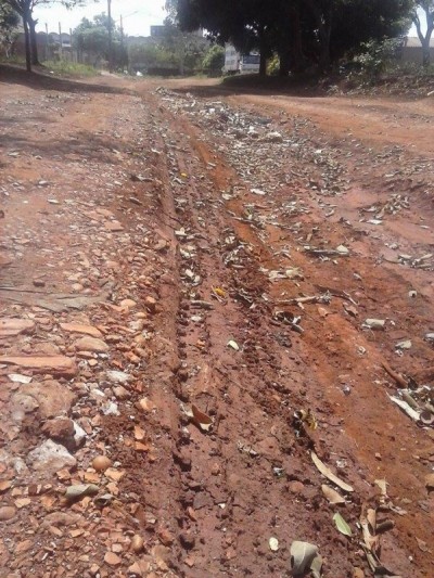 Leitor reclama de descaso em rua no Altos do Indaiá