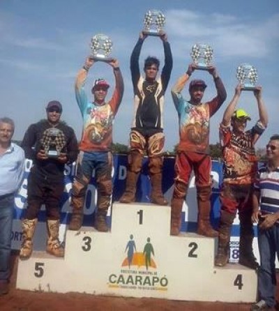 Piloto de MS vence em duas categorias do Campeonato Brasileiro de Velocross de Caarapó
