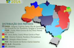 PMDB é maioria entre governos estaduais e segundo partido na Câmara