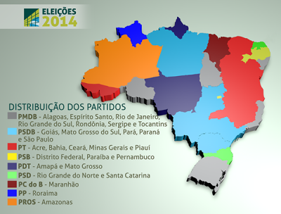 PMDB é maioria entre governos estaduais e segundo partido na Câmara