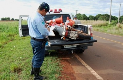 Ocorrência foi registrada pela Polícia Militar Rodoviária da Base Operacional do Vale do Ivinhema (Germino Roz)