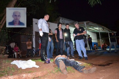 Homem foi morto a tiros quando ia atender a chamado na frente de casa (Sidnei Bronka)