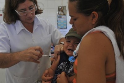 Imunização contra a pólio e o sarampo vai até o dia 28 deste mês (Arquivo/Agência Brasil)
