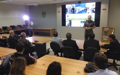 Apresentação do Sisfron ocorreu na manhã de ontem (Gerson Walber)