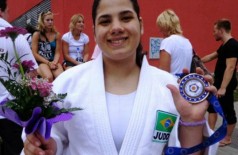 A judoca douradense Camila Gebara (Reprodução)