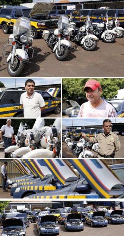 Leilão da PRF em Campo Grande terá sete motocicletas Harley Davidson e 50 veículos