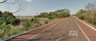 Crime aconteceu na rodovia que liga Dourados a Fátima do Sul (Reprodução/ Google Street View)