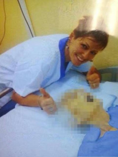 As imagens com idosos mortos é usada pelo Ministério Público em processo contra a enfermeira (Ansa)