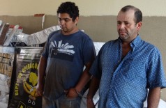 Claudio e Caetano foram autuados acusados po tráfico de droga. (Sidnei Bronka)