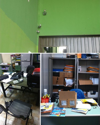 Ladrões levaram R$ 1 milhão em cheques e destruíram sistema de vídeo de distribuidora