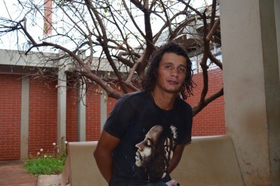 Wellington Florentino Soares, de 19 anos, morador no Jardim Água Boa, foi perseguido e capturado por populares (Sidnei Bronka)