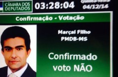 O deputado federal douradense Marçal Filho votou contra a lei do calote do Governo Federal
