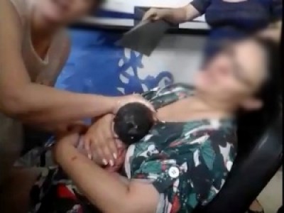 Gestante dá a luz em recepção de hospital de Campo Grande, veja vídeo