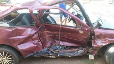 Você na redação: Leitor flagra mais um acidente em Dourados