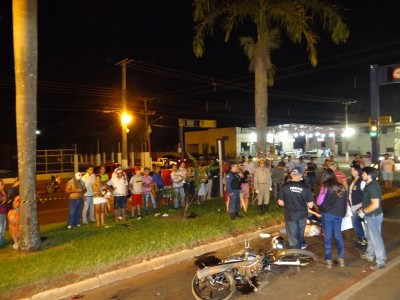 Motociclista morre depois de colisão com caminhonete no Ano Novo