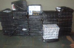 DOF apreende 1,3 mil pacotes de cigarros contrabandeados